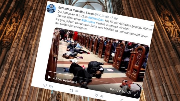   Люди падали на пол.  Запись из немецкой церкви стала хитом сети  